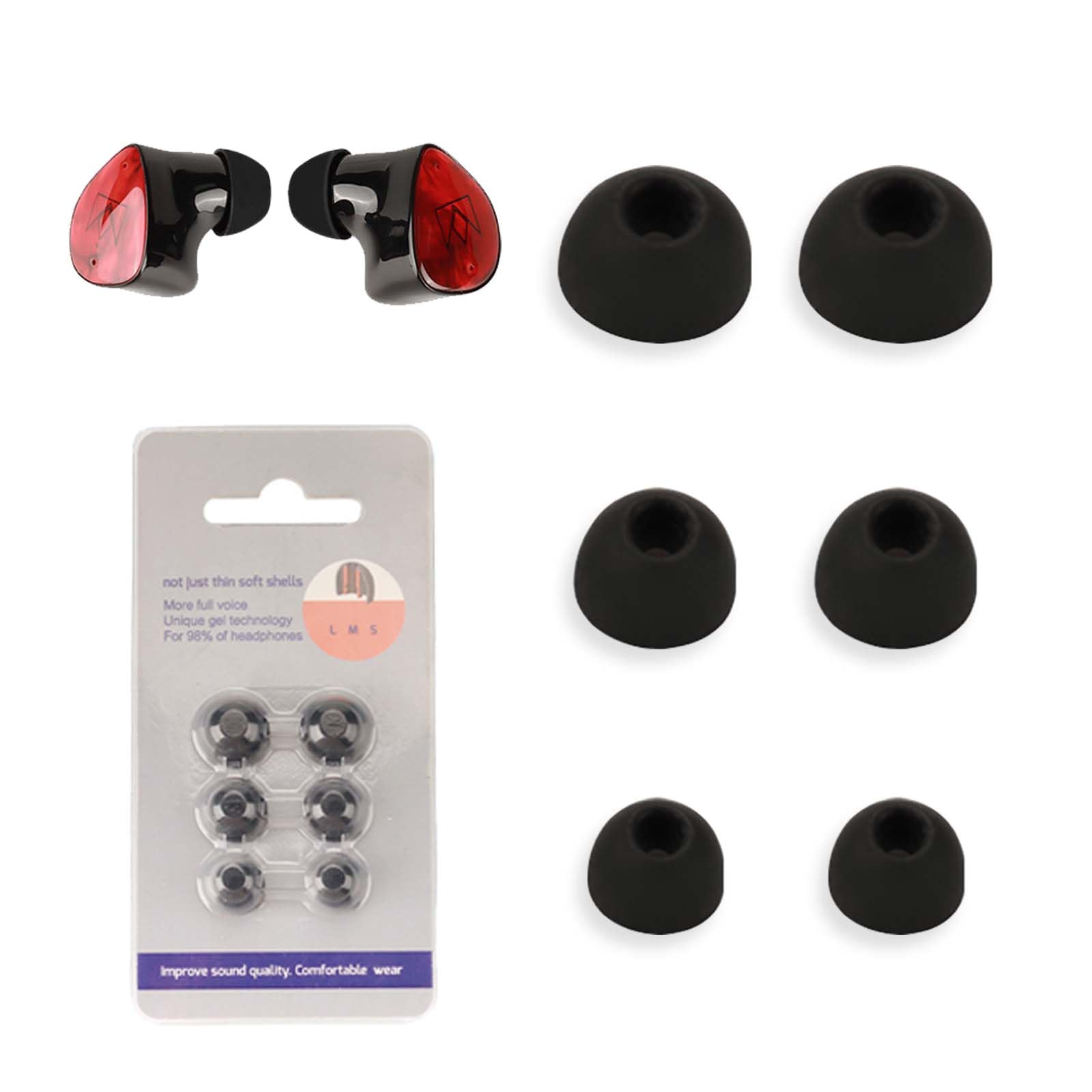 Amazon | [3組] Noble Audio FoKus Amadeus用イヤーチップ NOUKAJU